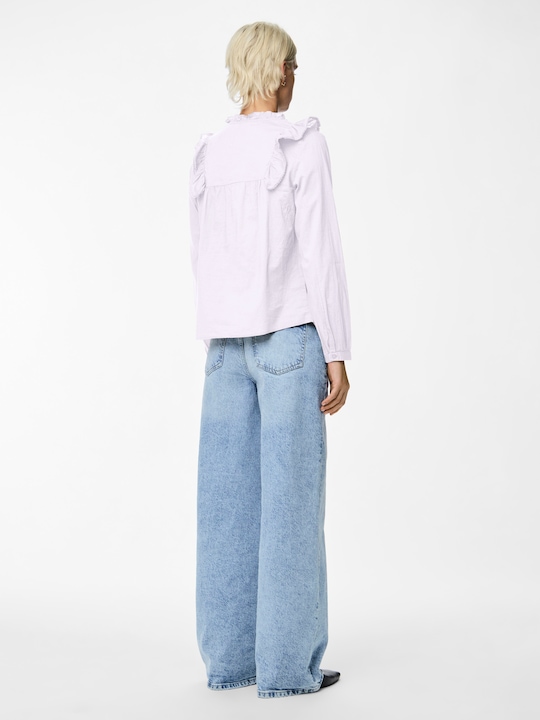 Actual product image Pieces PCMAKENNA top with long sleeves (M)