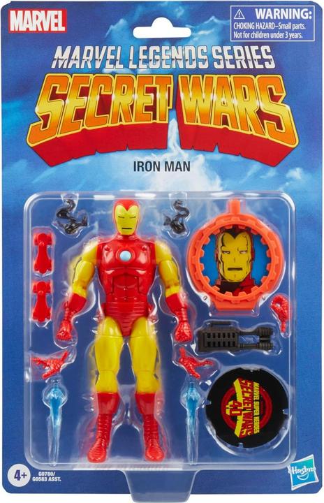 Produktbild Hasbro Secret Wars Marvel Legends Retro Actionfigur Iron Man 15 cm