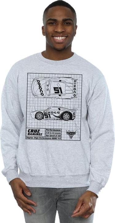 Produktbild Disney Cars Cruz Ramirez Blueprint Sweatshirt (L)