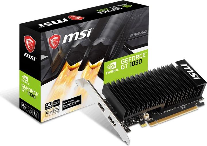 MSI Karta graficzna GeForce GT 1030 2GHD4 LP OC 2GB DDR4 (GT 1030 2GHD4 LP OC) (2 GB, GDDR4)