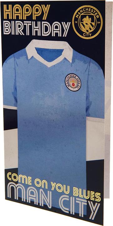 Image du produit Manchester City FC Carte d'anniversaire rétro (1 pcs)