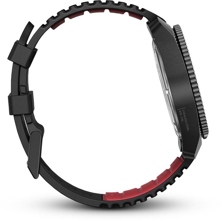 Image du produit Victorinox Journey 1884, Montres de plongée, Montres Homme, 43 cm, Cadran noir, Bracelet noir, caoutchouc (Montre de plongée, 43 mm)