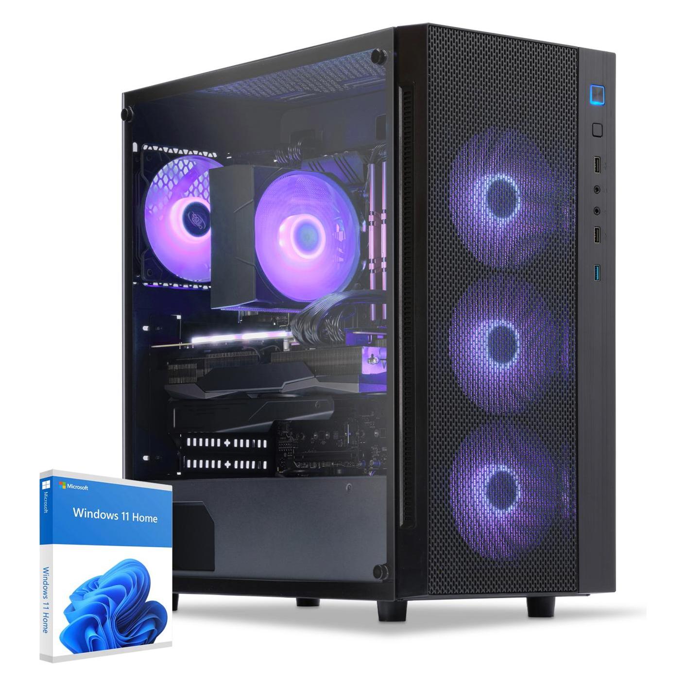 Sedatech Ultimate Gaming Pc - UCCB663I1I1HF (2000 Gb, 32 Gb, Amd Ryzen 7 9800X3D, GeForce Rtx 5070), Pc, Schwarz