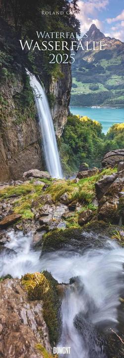 Produktbild Wasserfälle 2025 - Foto-Kalender - King-Size - 34x98 - Waterfalls - Natur (34 x 98 cm)