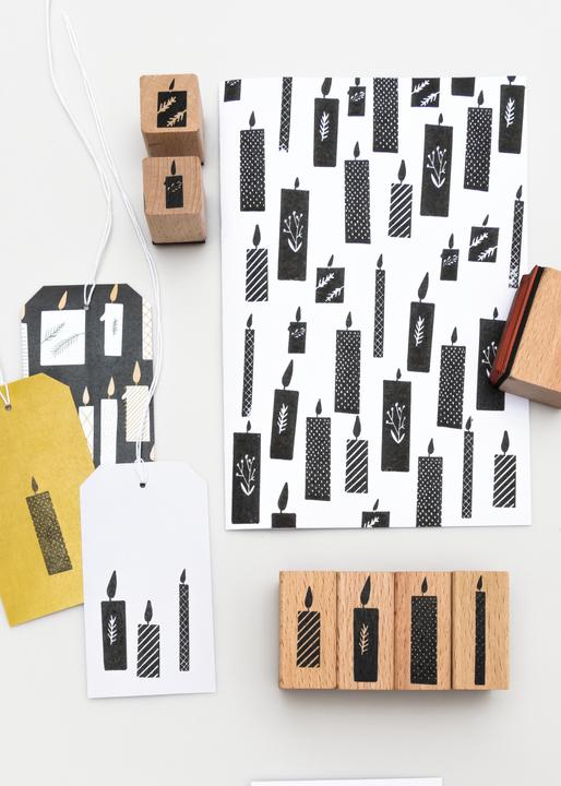 Actual product image Rico Design Stamp set "Candles