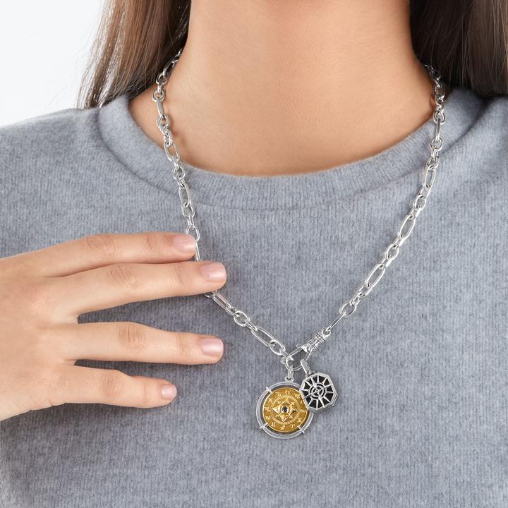 Immagine prodotto Thomas Sabo Ciondolo bussola stella nera (Annerito, Argento 925)