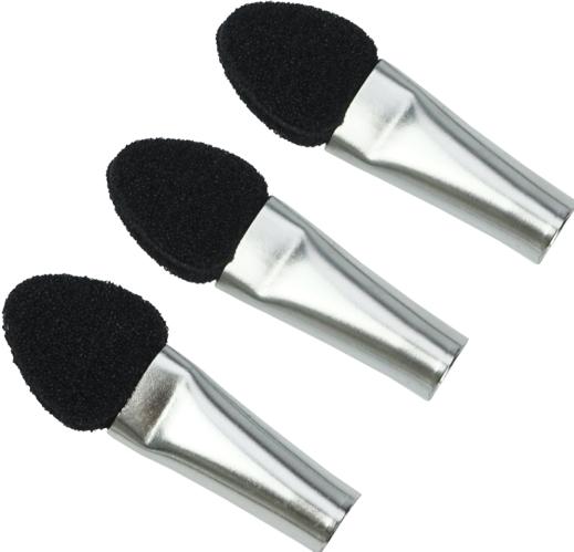 Actual product image Replacement applicators, attachable, small black sponge 3 pieces in bag