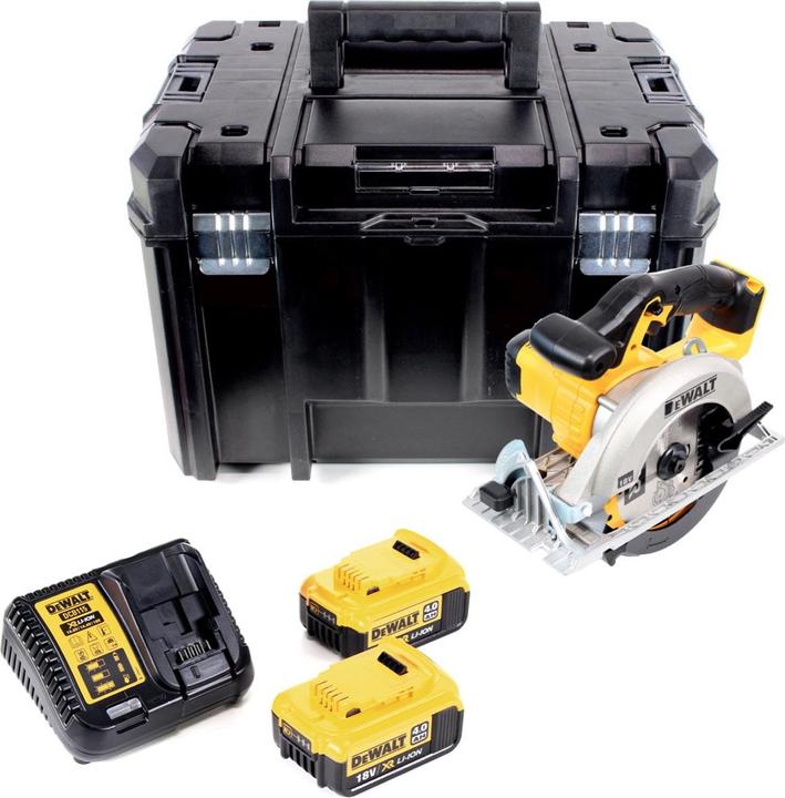 Actual product image DeWalt DCS 391 M2 Sega circolare a batteria 18V / 165mm in valigetta TSTAK + 2x battery 4,0Ah +