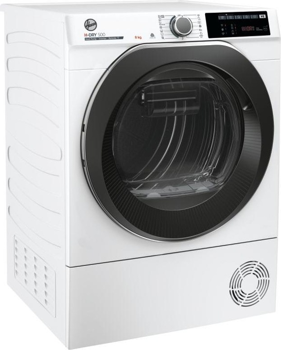 Produktbild Hoover H-DRY 500 NDE H8A3TCBEXS-S Wäschetrockner Kostenlose Installation Frontlader 8 kg A++ B (8 kg, Links)