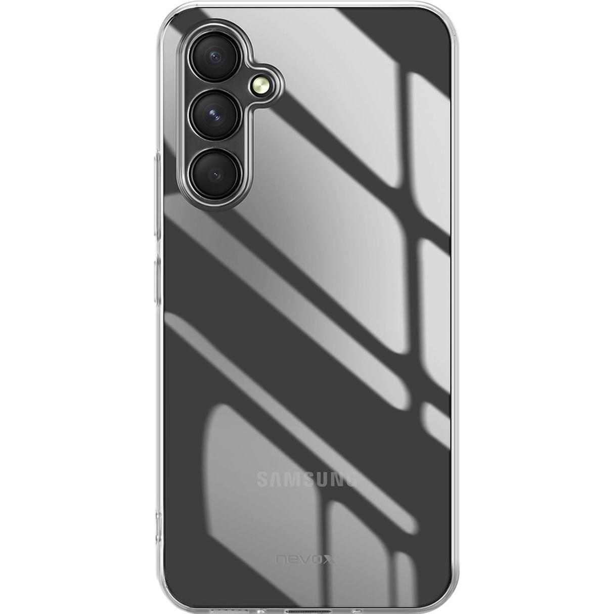 Nevox StyleShell Flex (Samsung Galaxy A54 5G), Smartphone Hülle, Transparent