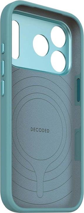 Actual product image Decoded Silicone Backcover Apple iPhone 17 Pro Retro Blue (Apple iPhone 17 Pro)