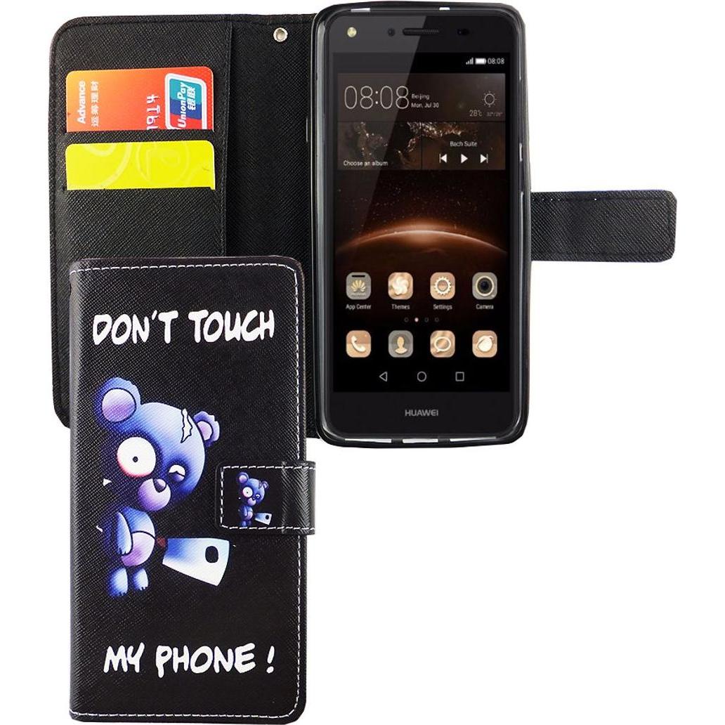 König Design Schutz Handy Hülle für Huawei Y5 II Case Cover Tasche Wallet Etui Handyhülle Neu (Huawei Y5 II), Smartphone...