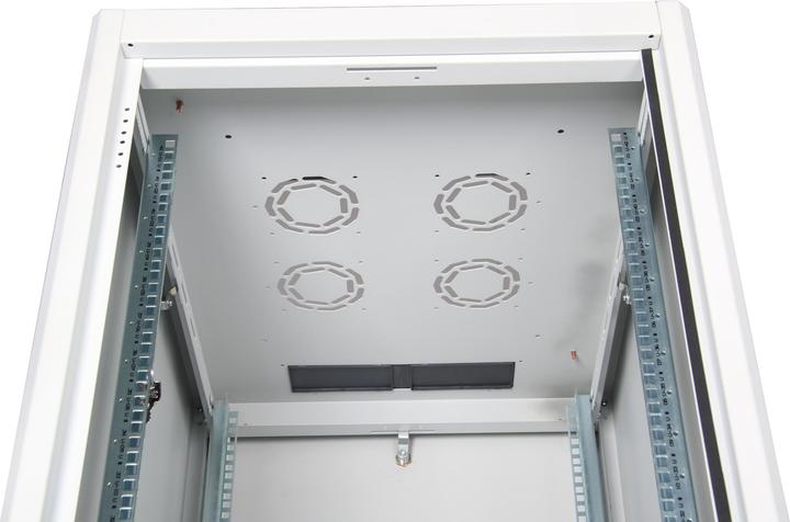 Produktbild Assmann DIGITUS 22HE 19zoll freistehender Netzwerkschrank 1125x600x600 mm Farbe Grau RAL 7035 (22 HE, 19 Zoll Rack)