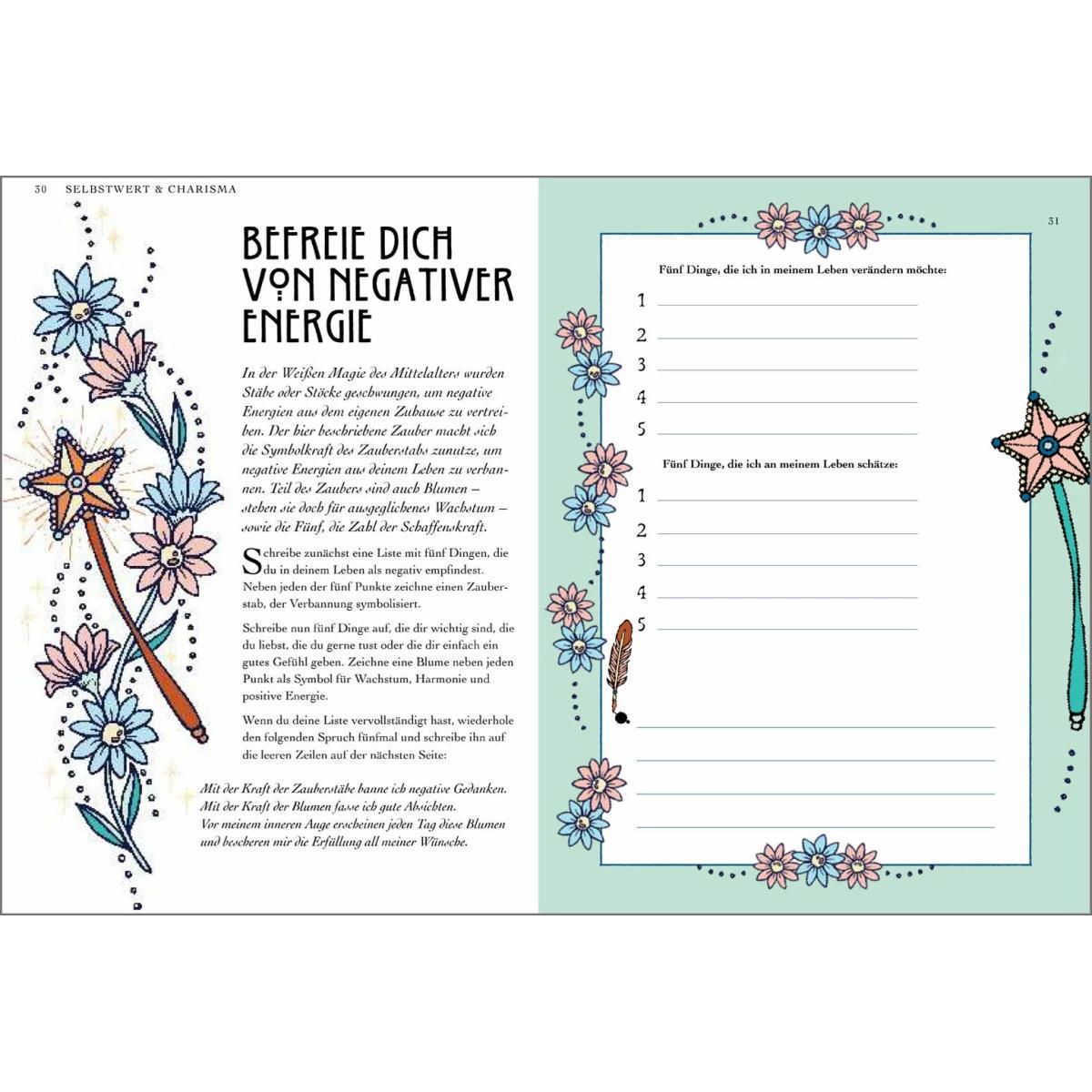 Thumbnail - Hexenzauber - Der magische Lebensplaner für deine Wünsche und Ziele. Das Eintragbuch., Sachbücher von Sarah Bartlett