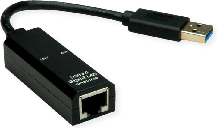 Actual product image Value USB3.2 Gen1 Gigabit Ethernet converter (USB-C 3.2 Gen 1, RJ45 Gigabit Ethernet (1x))