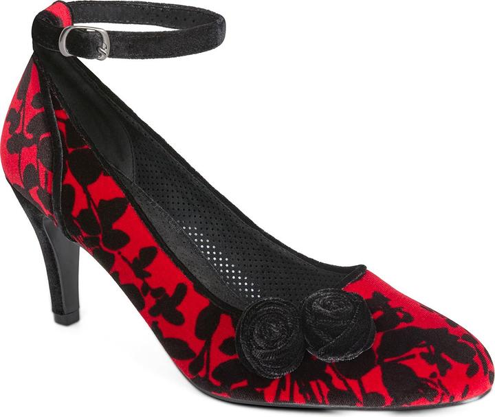 Immagine prodotto Joe Browns Floral Print Velvet Shoes (39)