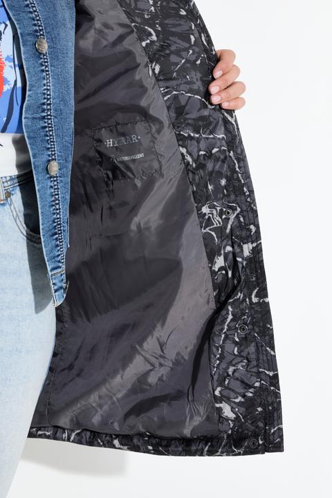 Produktbild Ulla Popken HYPRAR Long-Steppweste, wasserabweisend, Schmetterlinge (46, 48)