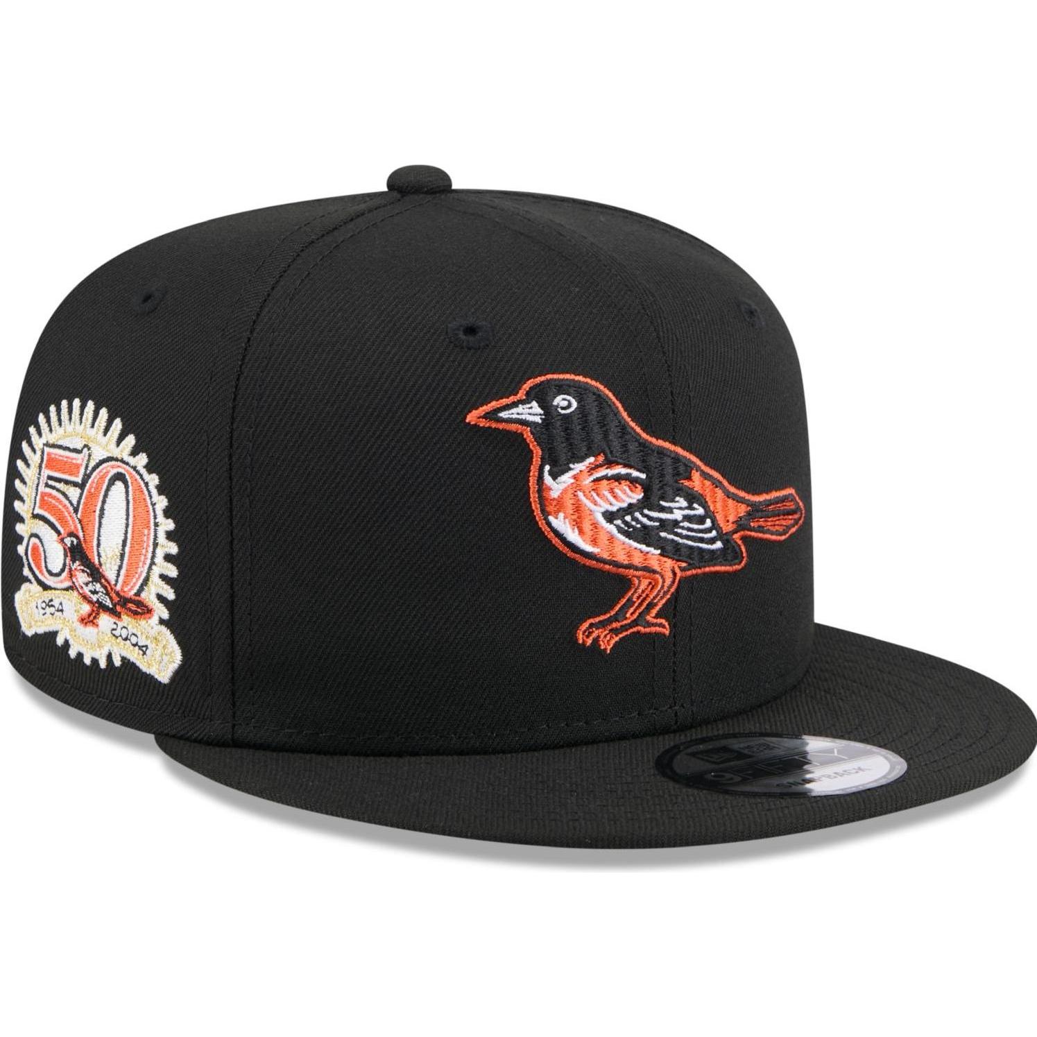 New Era, Herren, Cap, 9Fifty Snapback Cap - ANIMAL FILL Baltimore Orioles, Schwarz