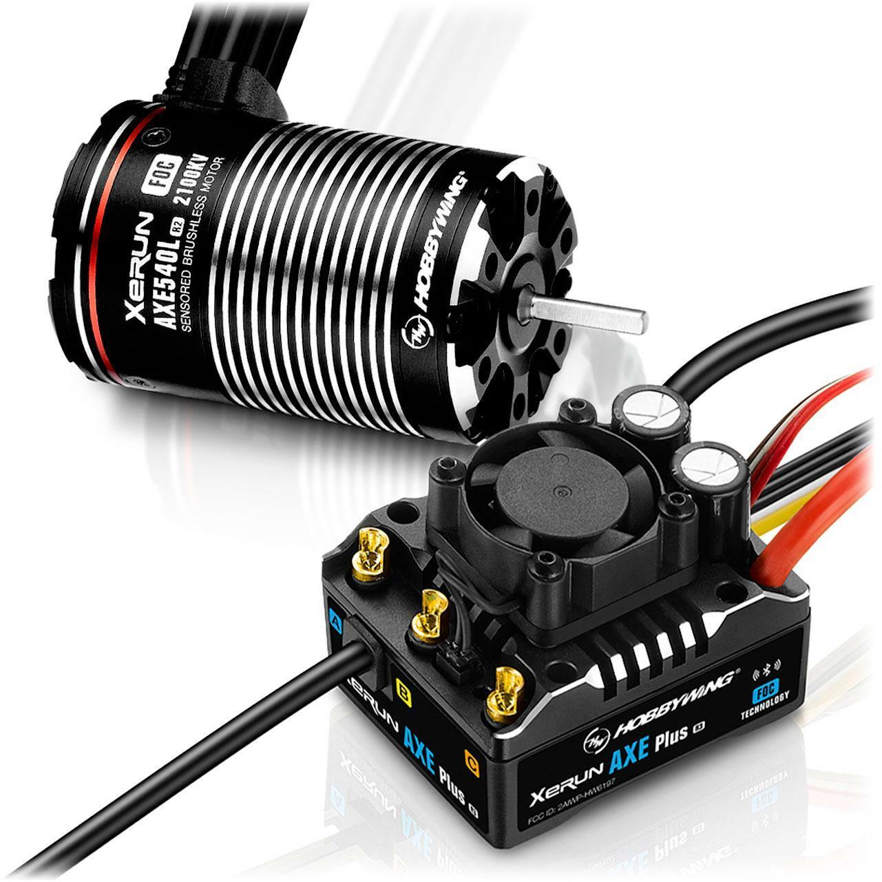Thumbnail - Hobbywing Brushless-Antriebsset AXE Plus R3 Combo 2100 kV 2-6S