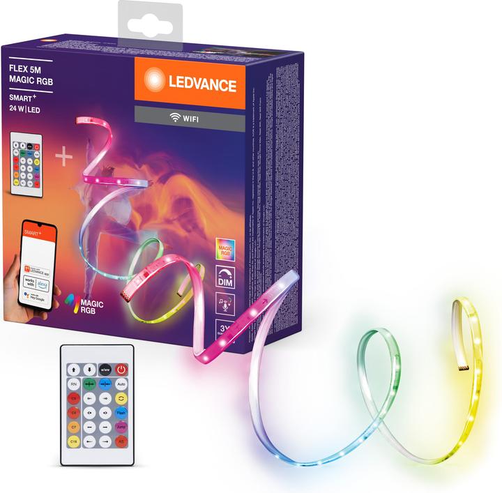 Produktbild Ledvance Magic Flex (Blau, Grün, Mehrfarbig, Rot, 500 cm, Indoor)