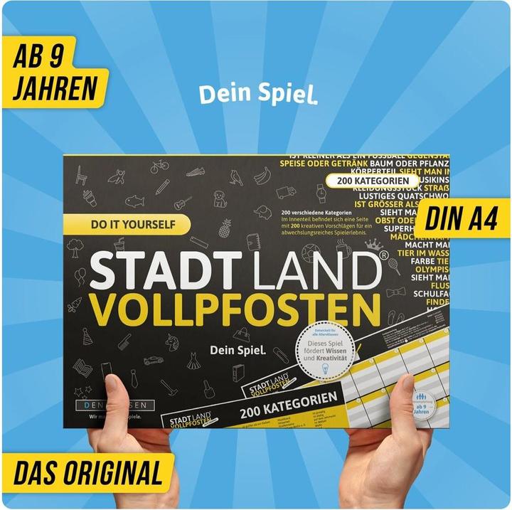 Image du produit Denkriesen Ville Pays Poteau - Do It Yourself Edition - Ton jeu (Allemand)