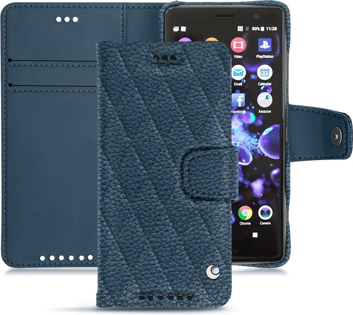 Noreve Lederschutzhülle Wallet (Sony Xperia XZ2 Compact)