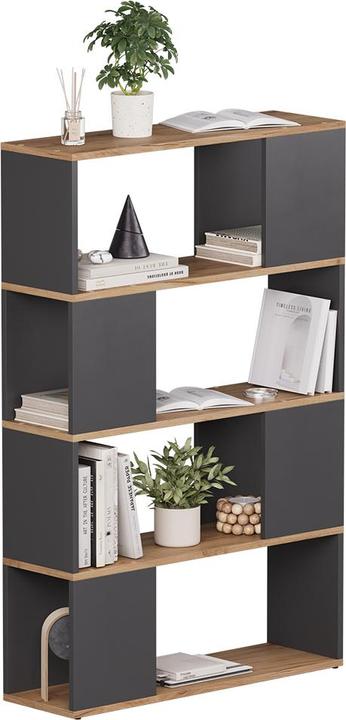 Actual product image Vicco Raumteiler Eneos, Anthrazit/Goldkraft Eiche, 80 x 124.5 cm
