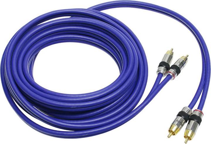 Actual product image InLine Cinch cable AUDIO, gold-plated plugs, 2x Cinch (5 m, Cinch)