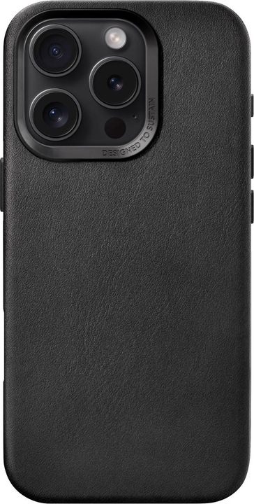 Actual product image Woodcessories Bio Leather Case (Apple iPhone 16 Pro)