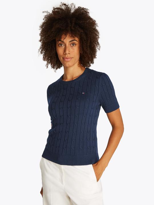 Produktbild Tommy Hilfiger Co Cable Mid Gg Ss C-Nk Swt (M)