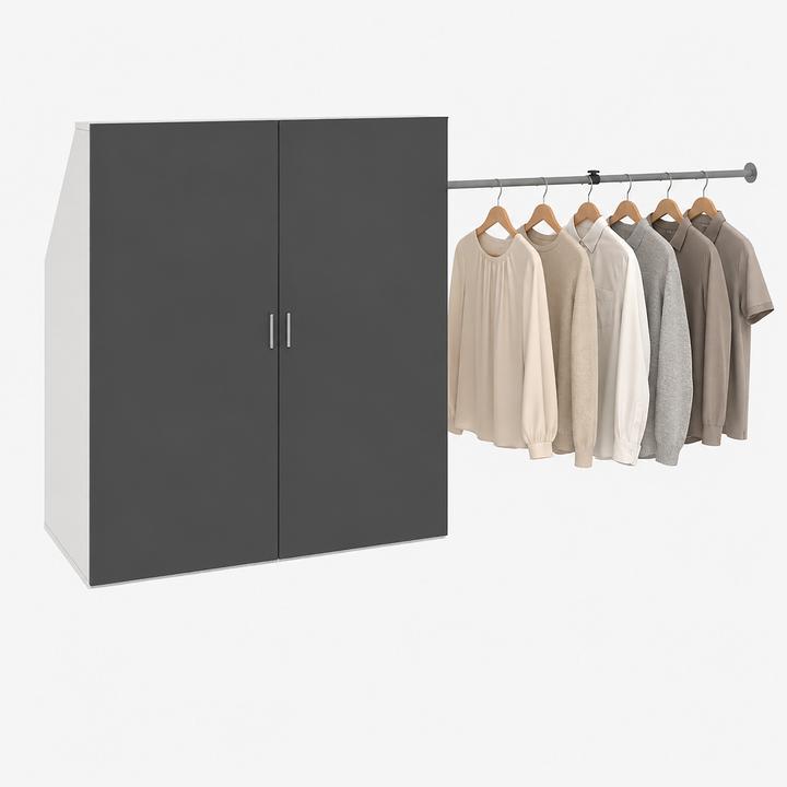 Produktbild VCM Holz Dachschrägen Kleiderschrank Dacho L (90 x 50 x 100 cm)