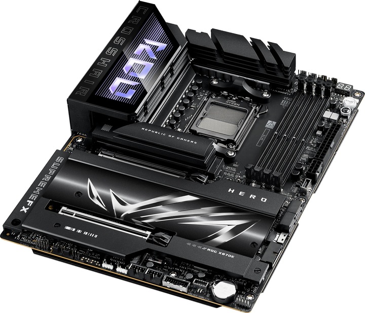 Actual product image ASUS Rog Crosshair X870e Hero (AM5, AMD X870E, ATX)