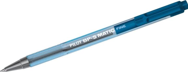 Image du produit Pilot BP-S Matic, Clip, Clip-on rétractable ballpoint pen, Blue, 1 pc(s), Fine (Bleu, 12 x)