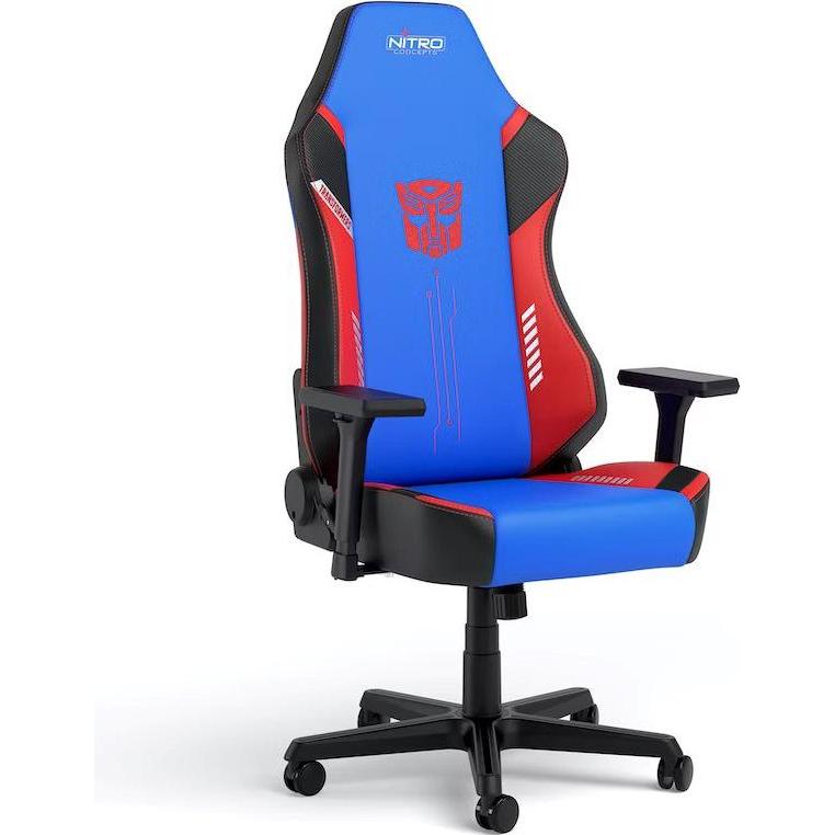 Nitro Concepts Sedia da gioco X1000 - Edizione Transformers Optimus Prime, Sedia gaming, Multicolore