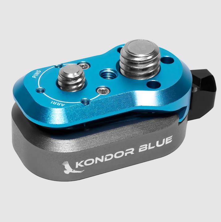 Actual product image Kondor Blue Mini Lock Quick Release Plates for Professional Camera Workflows ()