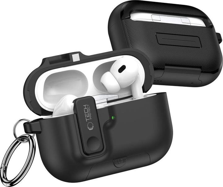 Productafbeelding 4Kom Tech-Protect Slim Haken Apple Airpods Pro 3 Schwarz (Hoofdtelefoon hoes)