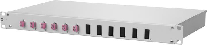 Metz Connect BTR 1502577506-F OpDAT fix patchpaneel 6xLC-D pigtails OM4 inbouw en remote