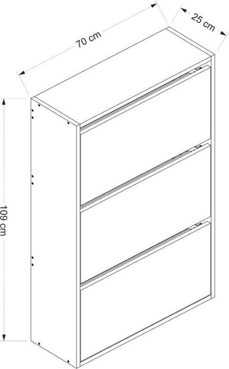 Immagine prodotto Skye Decor Jaycee (70 x 25 x 109 cm)