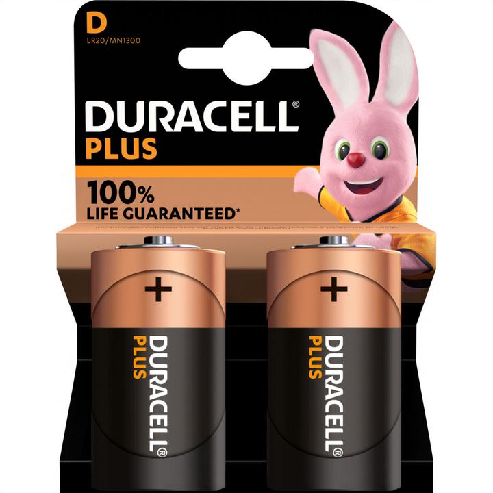 Produktbild Duracell Plus (2 Stk., D, 15000 mAh)