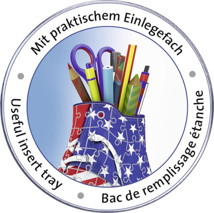 Produktbild Ravensburger 3D Puzzle-Amerika Sneaker (108 Teile)