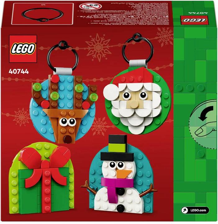 Produktbild LEGO Verschiedene Christbaumanhänger, Kinder Spielzeug zum Bauen (40744, LEGO Icons)