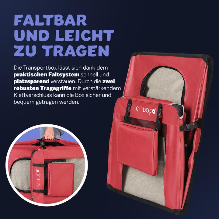 Produktbild Cadoca Hundetransportbox (Hund, Atmungsaktiv)