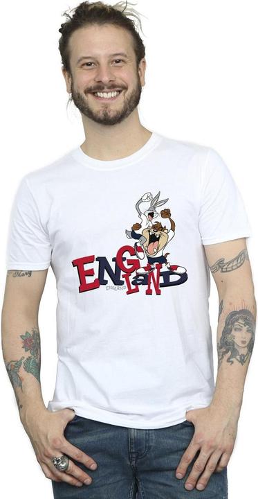 Immagine prodotto Looney Tunes Bugs & Taz England Maglietta Uomo (M)