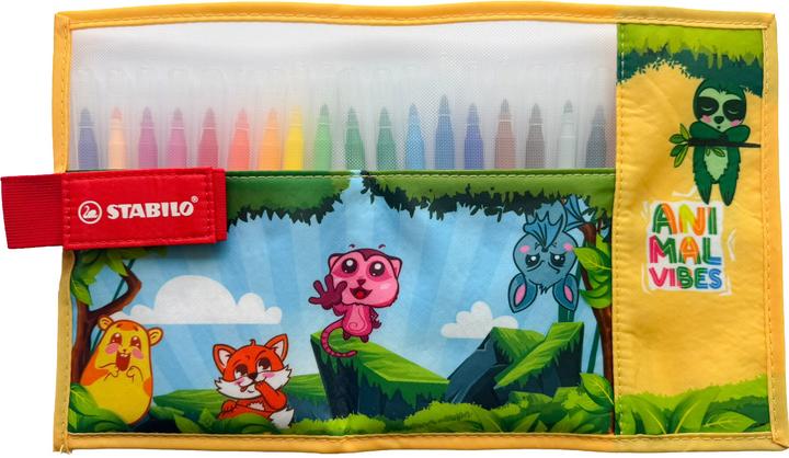 Actual product image STABILO Rollerset Power Animal V. (18x)