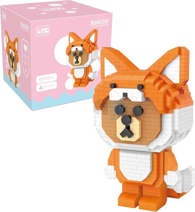 Produktbild LOZ 9250 - Fuchs Bär (860 Teile)