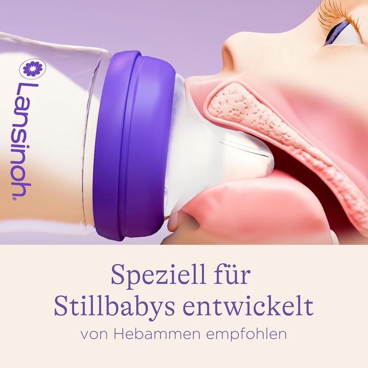 Actual product image Lansinoh Babyflaschen Starter-Set mit 2 PP Flaschen (160 ml & 240 (260 ml)