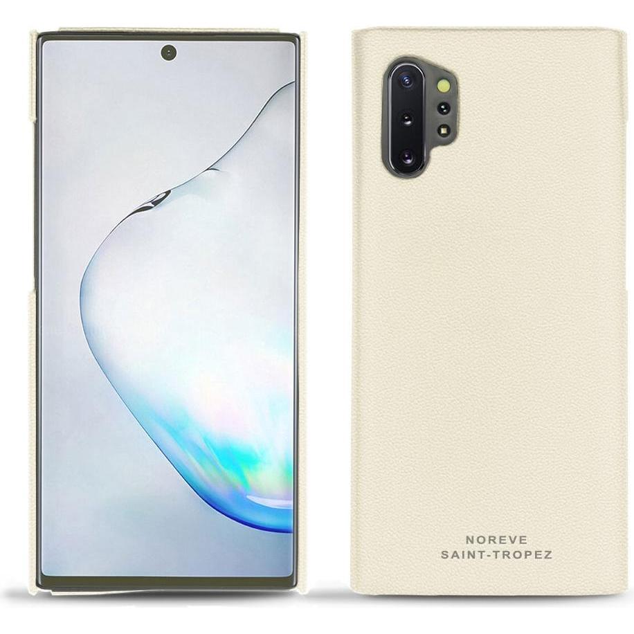 Noreve Lederschutzhülle (Samsung Galaxy Note 10+), Smartphone Hülle, Weiss