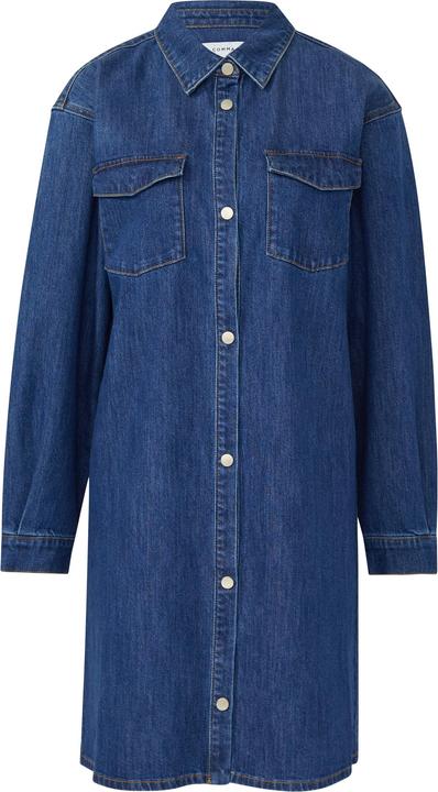 Image du produit Comma Kleid Kurzes Jeans Hemdblusenkleid (36)