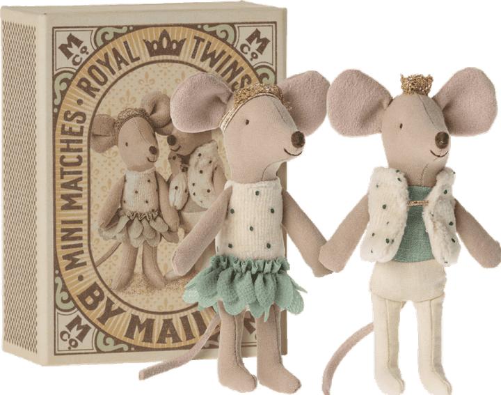 Produktbild Maileg Königliche Zwillingsmäuse (Kleine Schwester und Bruder in Box) (11 cm)