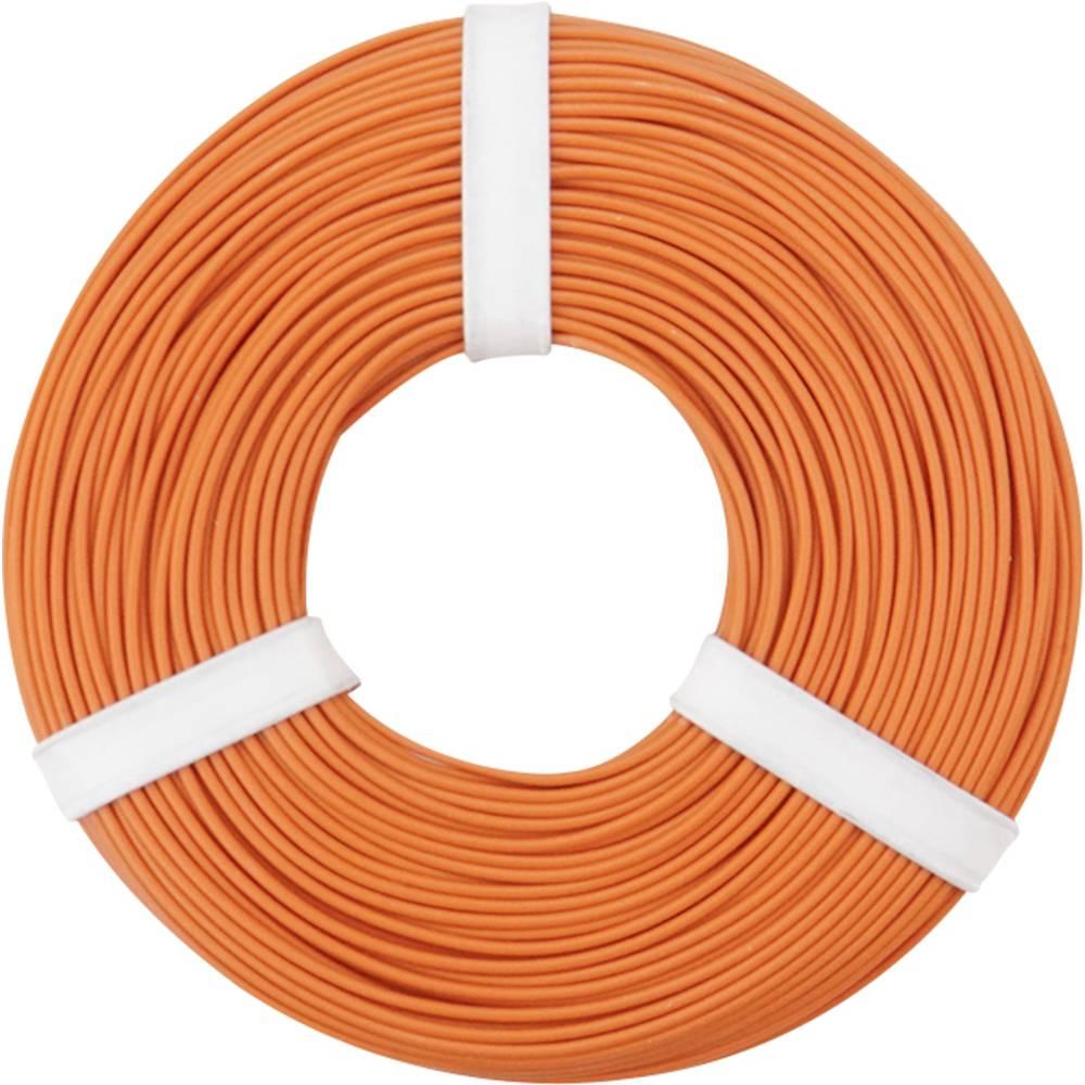 Donau, Kabelleitung, KUPFERSCHALT-LITZE 0,25 / 50m orange (50 m)